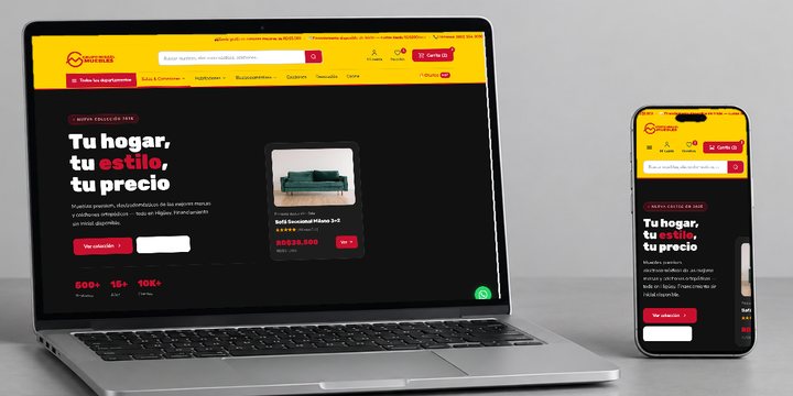 Grupo Misael: su web en computadora y celular